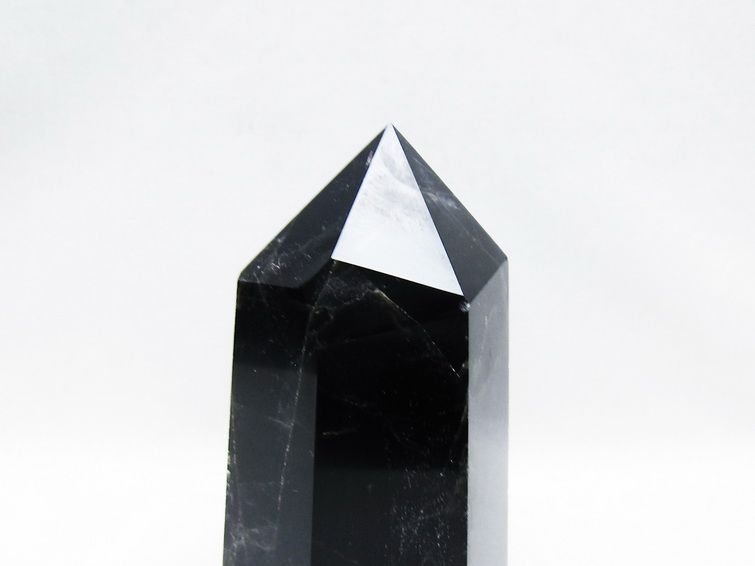 モリオン ポイント  黒水晶 六角柱 一点物 152-3962
