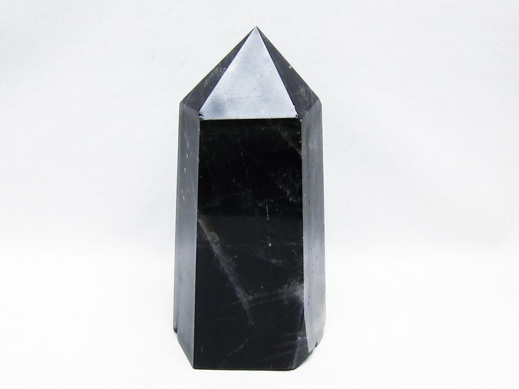 モリオン ポイント  黒水晶 六角柱 一点物 152-3963