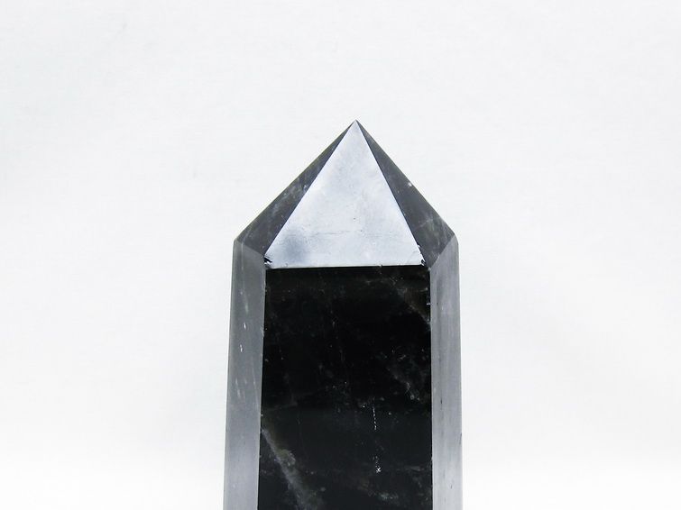 モリオン ポイント  黒水晶 六角柱 一点物 152-3963