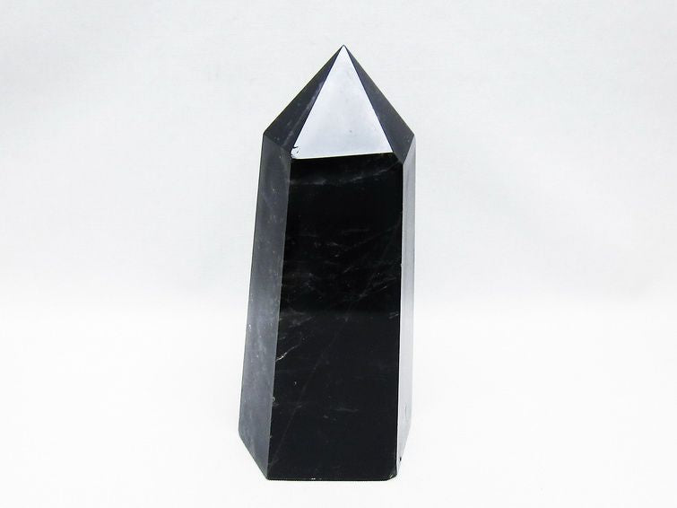 モリオン ポイント  黒水晶 六角柱 一点物 152-3964