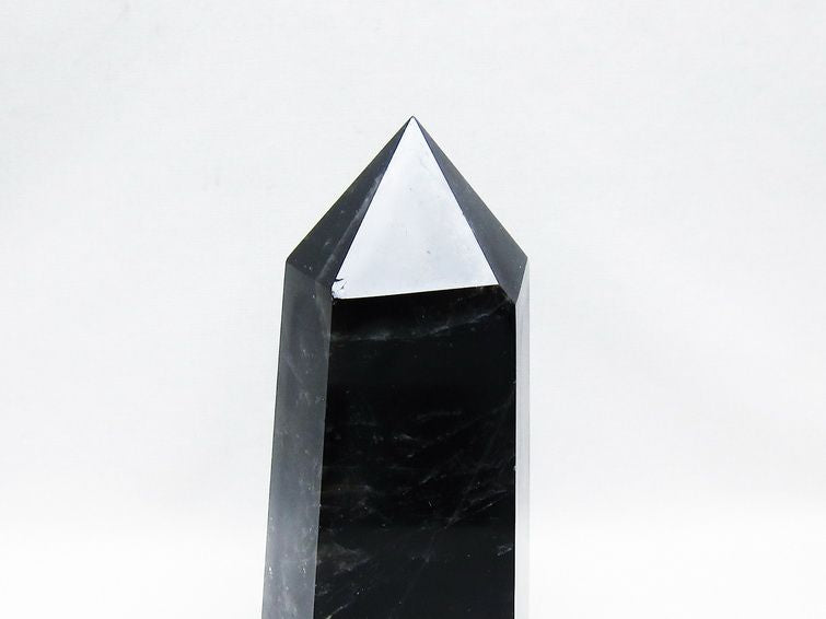 モリオン ポイント  黒水晶 六角柱 一点物 152-3964