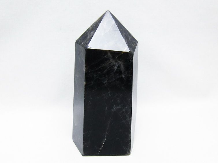 モリオン ポイント  黒水晶 六角柱 一点物 152-3965