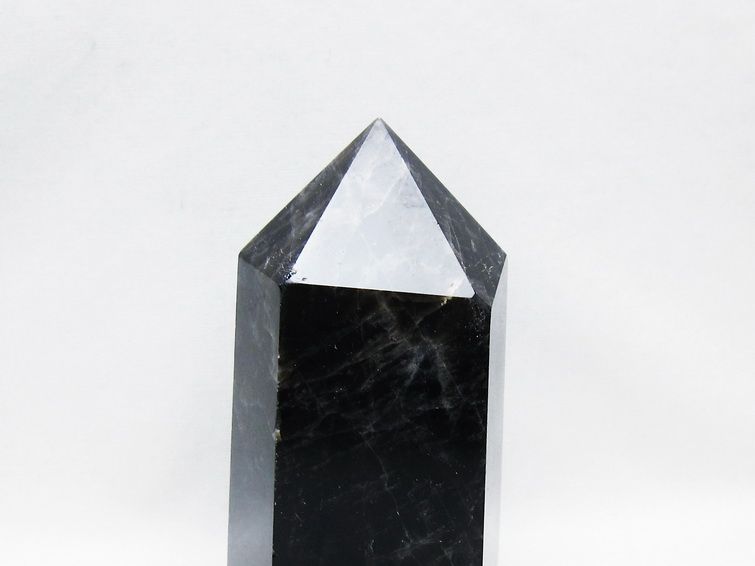 モリオン ポイント  黒水晶 六角柱 一点物 152-3965