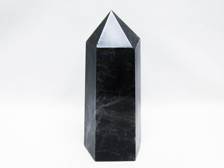 モリオン ポイント  黒水晶 六角柱 一点物 152-3966