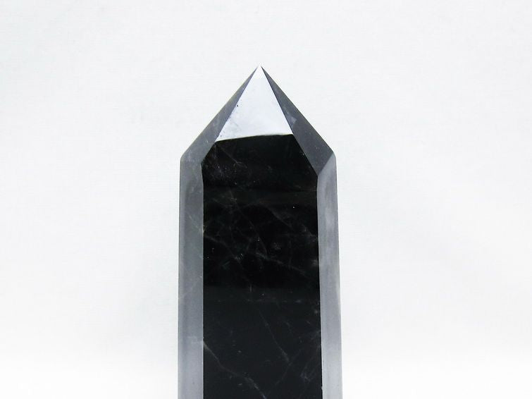 モリオン ポイント  黒水晶 六角柱 一点物 152-3967