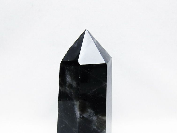 モリオン ポイント  黒水晶 六角柱 一点物 152-3967