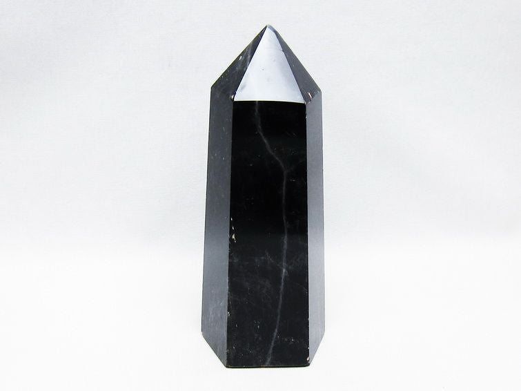 モリオン ポイント  黒水晶 六角柱 一点物 152-3968