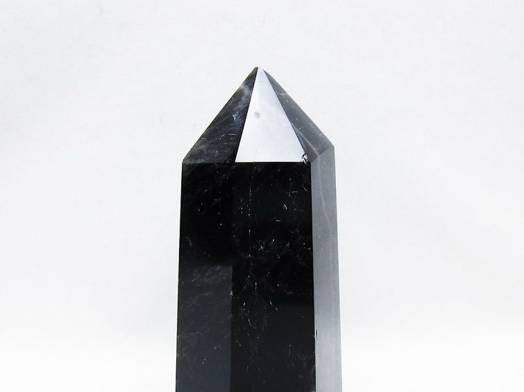 モリオン ポイント  黒水晶 六角柱 一点物 152-3968