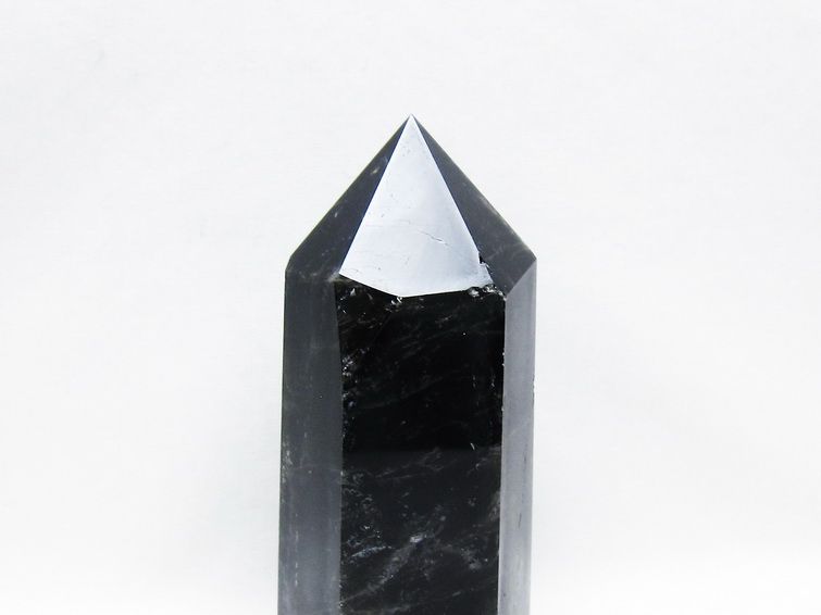 モリオン ポイント  黒水晶 六角柱 一点物 152-3969
