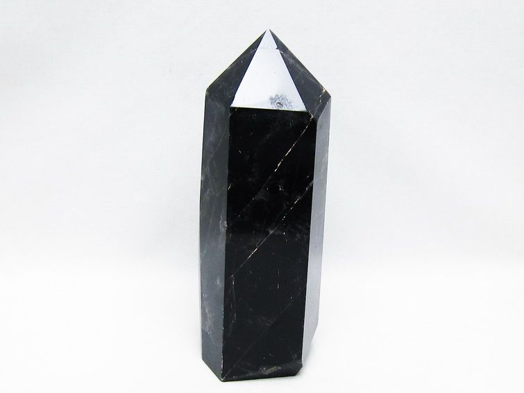 モリオン ポイント  黒水晶 六角柱 一点物 152-3970