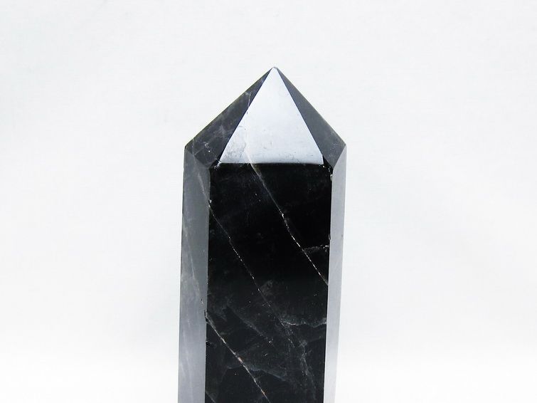 モリオン ポイント  黒水晶 六角柱 一点物 152-3970