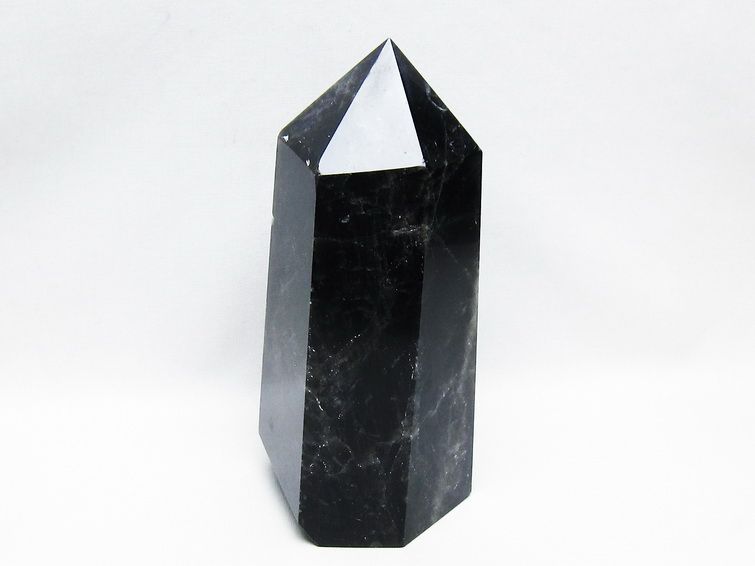 1Kg モリオン ポイント  黒水晶 六角柱 一点物 152-3971