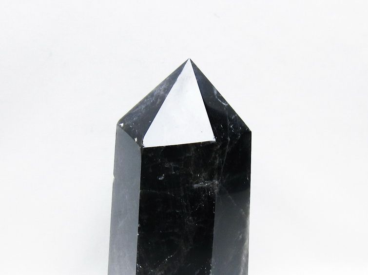 1Kg モリオン ポイント  黒水晶 六角柱 一点物 152-3971