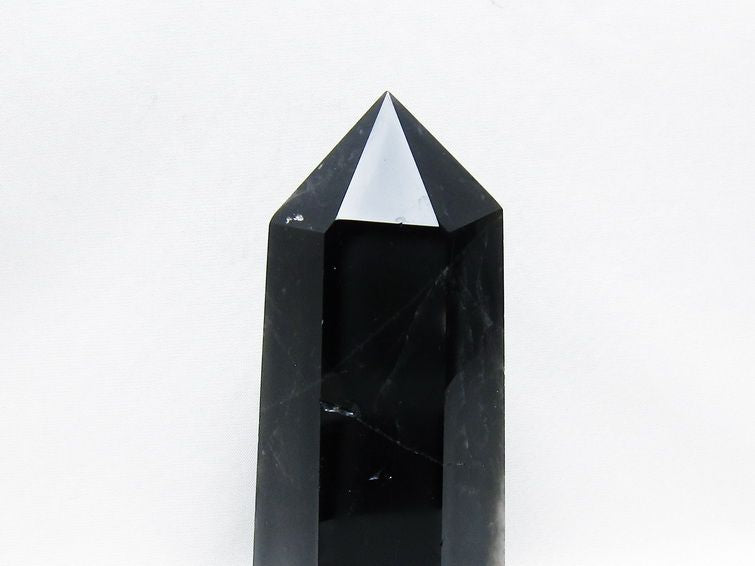 モリオン ポイント  黒水晶 六角柱 一点物 152-3972