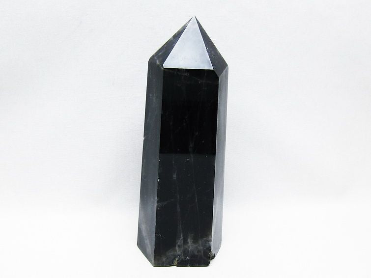 モリオン ポイント  黒水晶 六角柱 一点物 152-3973