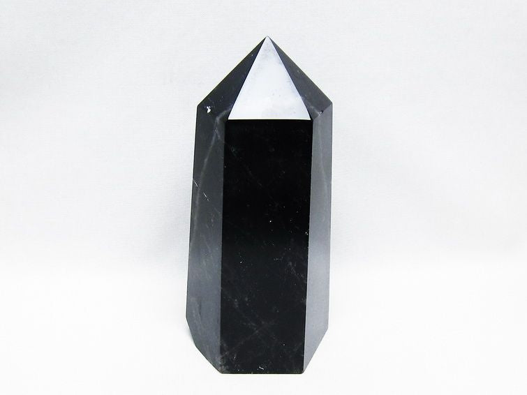 モリオン ポイント  黒水晶 六角柱 一点物 152-3975