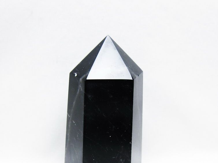 モリオン ポイント  黒水晶 六角柱 一点物 152-3975