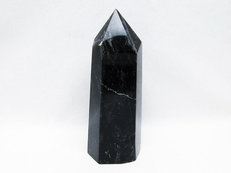 モリオン ポイント  黒水晶 六角柱 一点物 152-3977