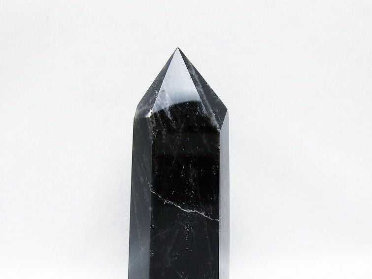 モリオン ポイント  黒水晶 六角柱 一点物 152-3977