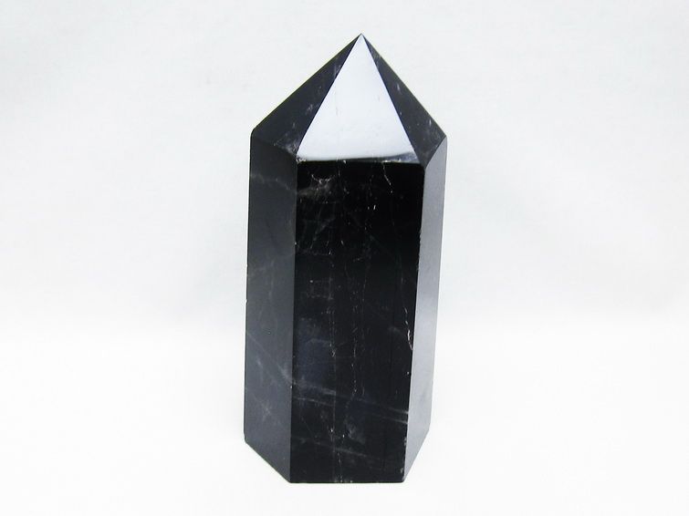 モリオン ポイント  黒水晶 六角柱 一点物 152-3978
