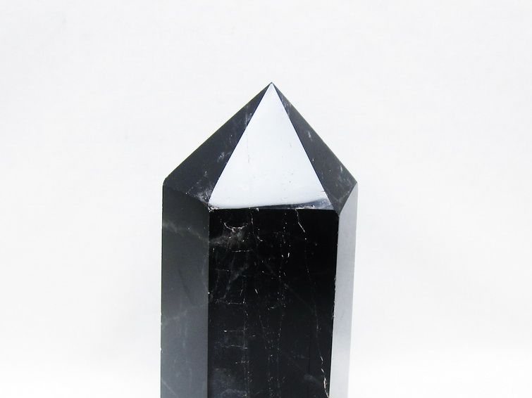 モリオン ポイント  黒水晶 六角柱 一点物 152-3978