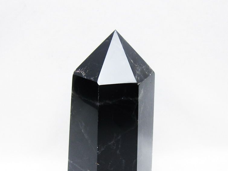 モリオン ポイント  黒水晶 六角柱 一点物 152-3978