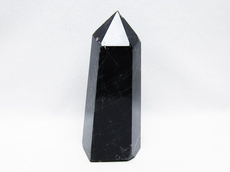 モリオン ポイント  黒水晶 六角柱 一点物 152-3979