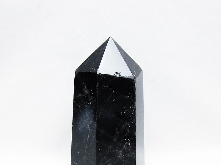 モリオン ポイント  黒水晶 六角柱 一点物 152-3979