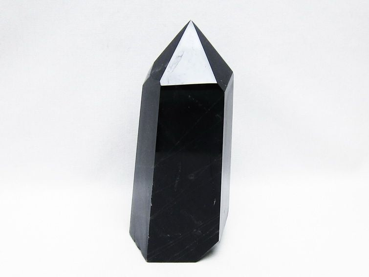 モリオン ポイント  黒水晶 六角柱 一点物 152-3980