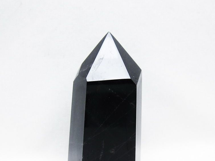 モリオン ポイント  黒水晶 六角柱 一点物 152-3980