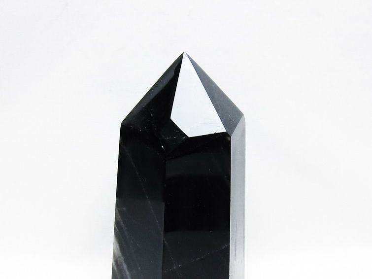 モリオン ポイント  黒水晶 六角柱 一点物 152-3980
