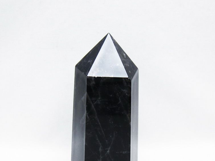 モリオン ポイント  黒水晶 六角柱 一点物 152-3981