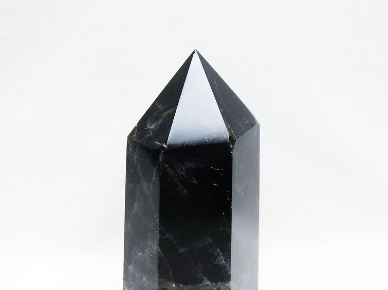 モリオン ポイント  黒水晶 六角柱 一点物 152-3982