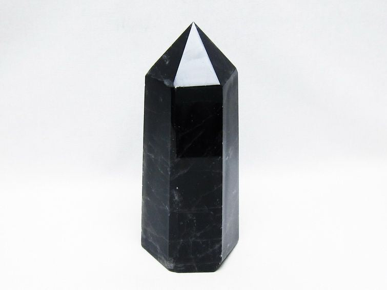 モリオン ポイント  黒水晶 六角柱 一点物 152-3983