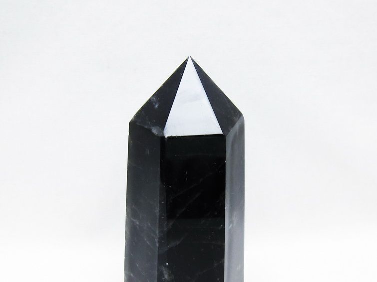 モリオン ポイント  黒水晶 六角柱 一点物 152-3983