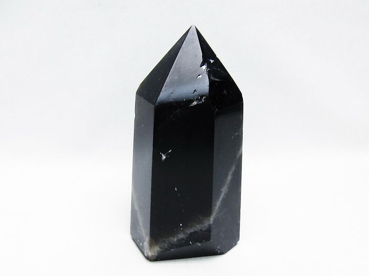 モリオン ポイント  黒水晶 六角柱 一点物 152-3984