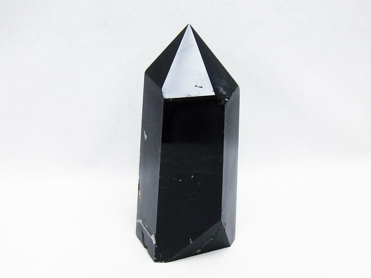 モリオン ポイント  黒水晶 六角柱 一点物 152-3985