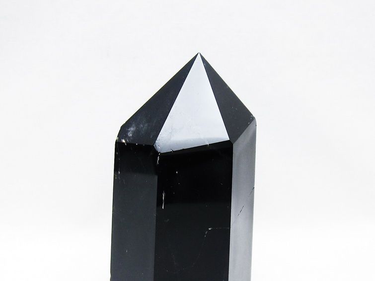 モリオン ポイント  黒水晶 六角柱 一点物 152-3985