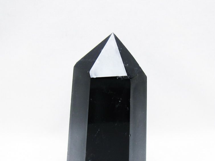 モリオン ポイント  黒水晶 六角柱 一点物 152-3986