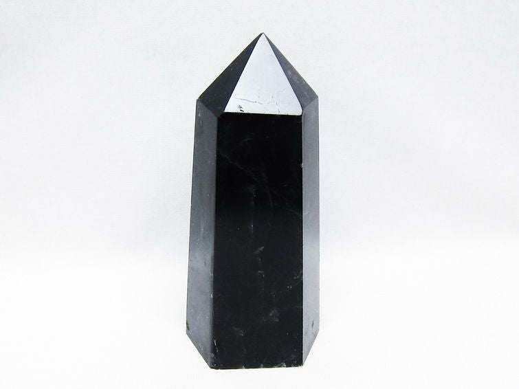 モリオン ポイント  黒水晶 六角柱 一点物 152-3987