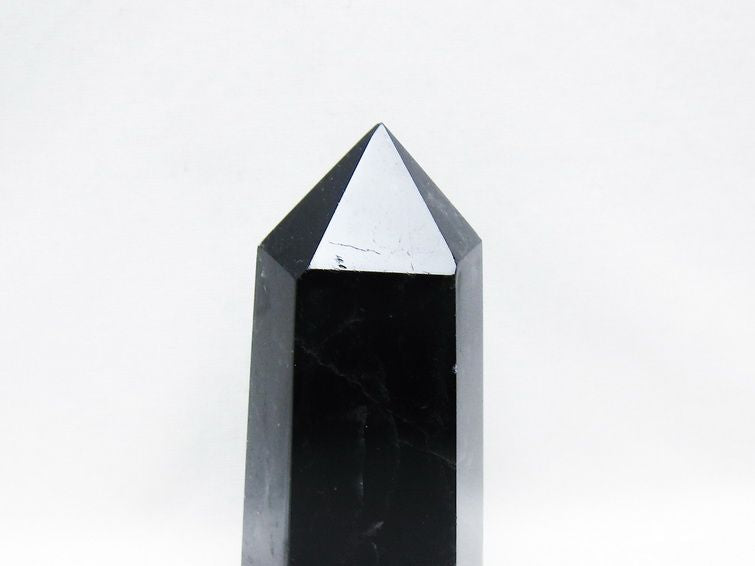 モリオン ポイント  黒水晶 六角柱 一点物 152-3987