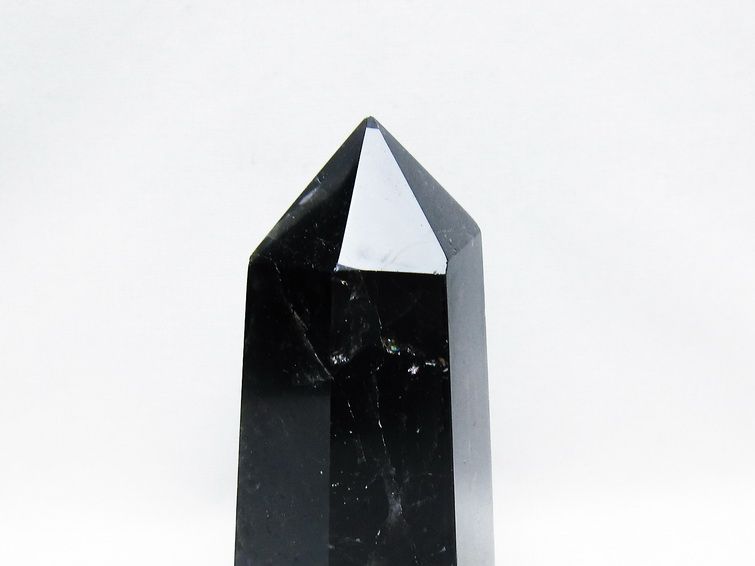 モリオン ポイント  黒水晶 六角柱 一点物 152-3987