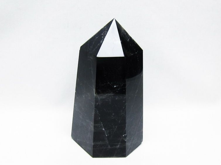 モリオン ポイント  黒水晶 六角柱 一点物 152-3988