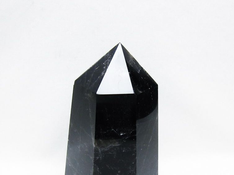 モリオン ポイント  黒水晶 六角柱 一点物 152-3988
