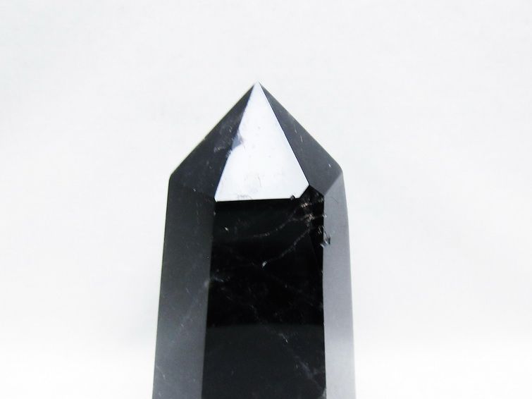 モリオン ポイント  黒水晶 六角柱 一点物 152-3988