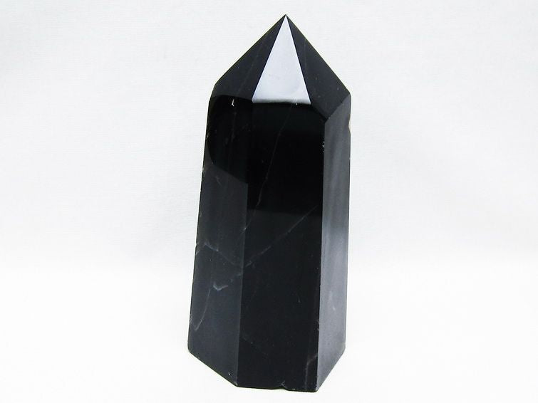 モリオン ポイント  黒水晶 六角柱 一点物 152-3989