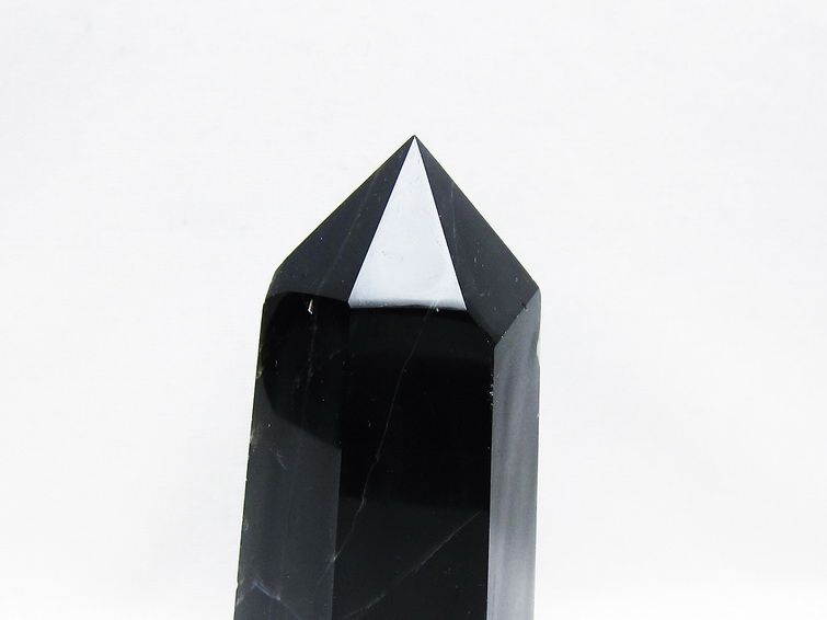 モリオン ポイント  黒水晶 六角柱 一点物 152-3989