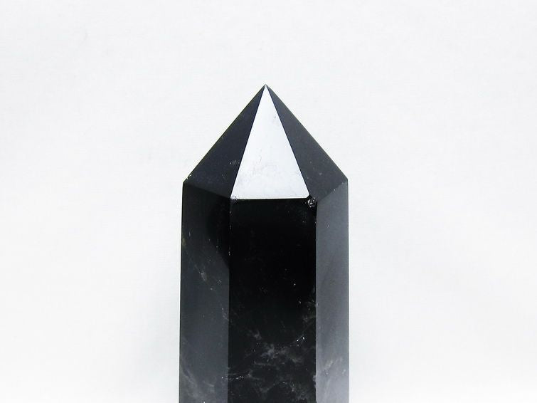 モリオン ポイント  黒水晶 六角柱 一点物 152-3990
