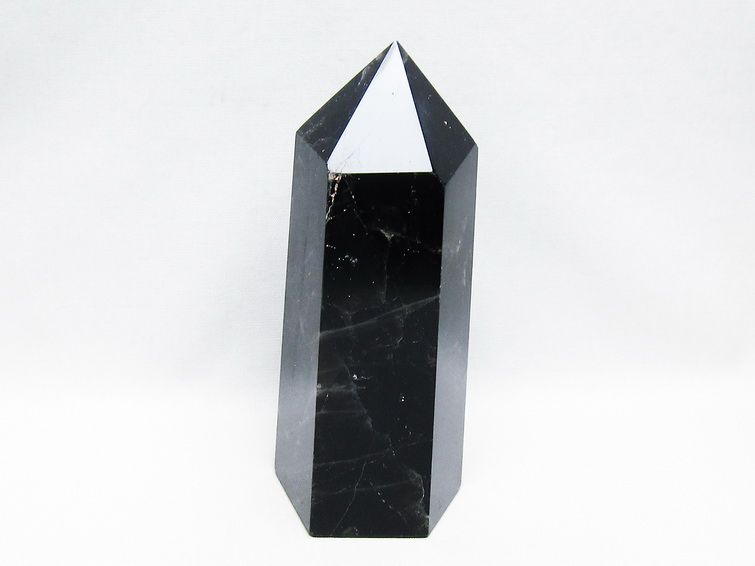 モリオン ポイント  黒水晶 六角柱 一点物 152-3991