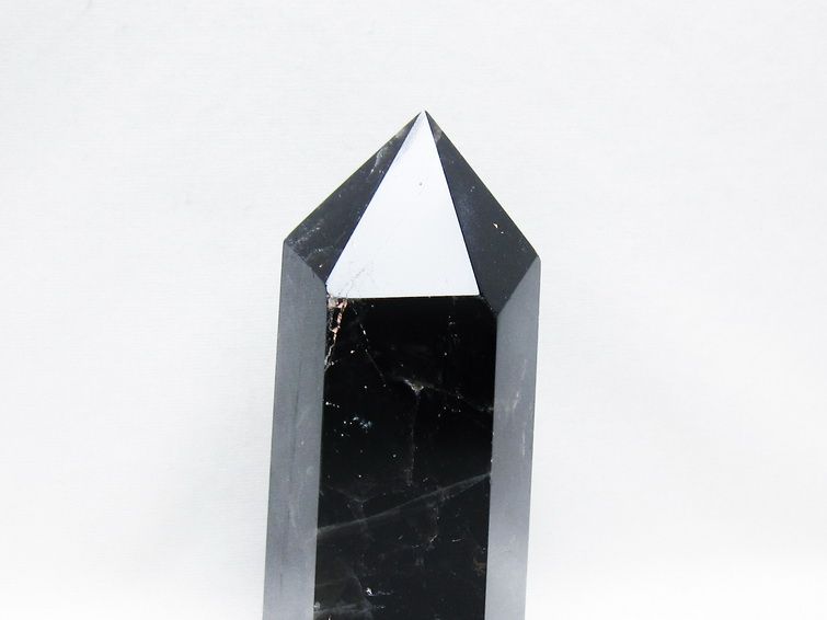 モリオン ポイント  黒水晶 六角柱 一点物 152-3991